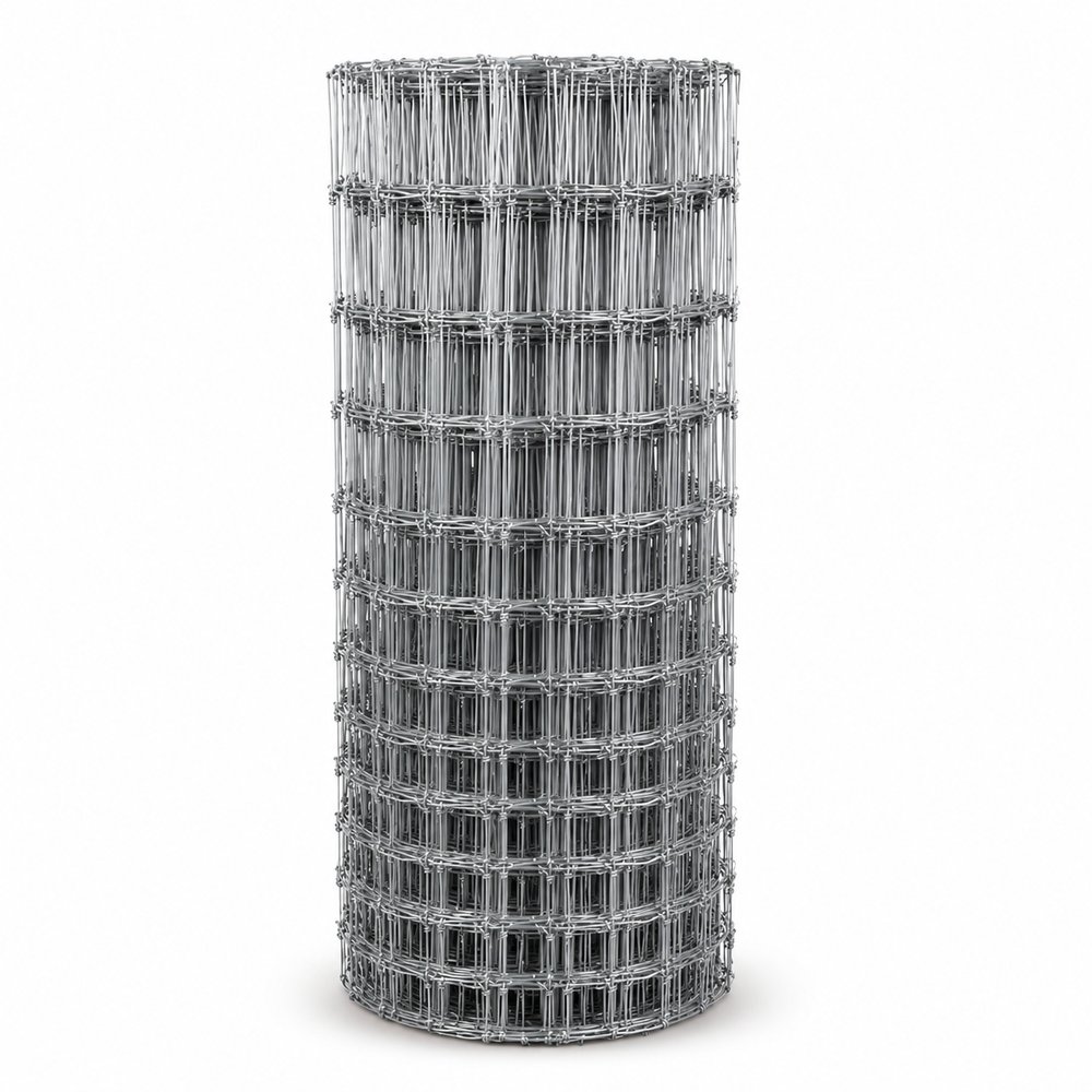 High tensile fixed knot cattle fence roll for livestock and exclusion fencing
